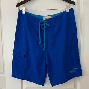 Hollister Vibrant Blue Board Shorts
